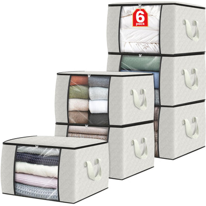 Foldable Clothes Storage Bags for Bedroom Organization