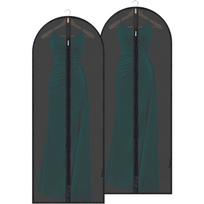 Translucent Garment Bags for Closet Clothes Storage