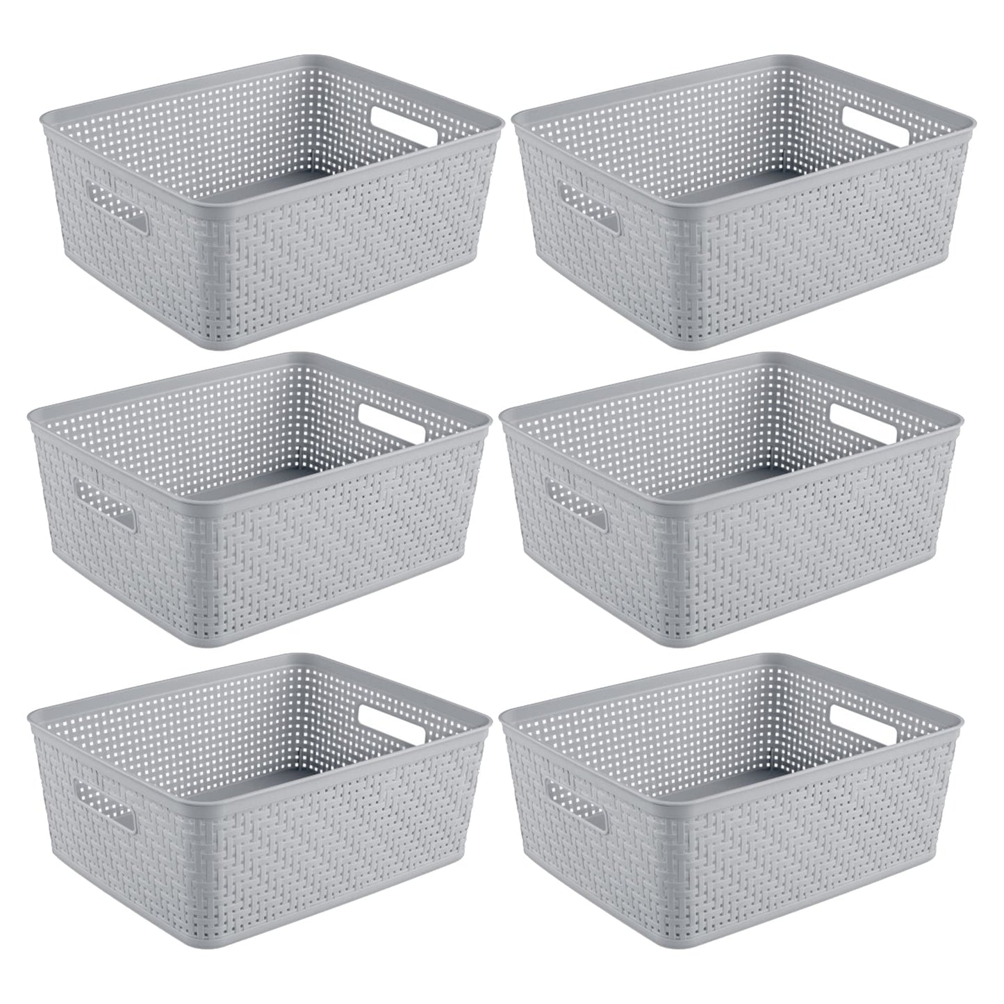 Plastic Storage Baskets, Home Organization Bins