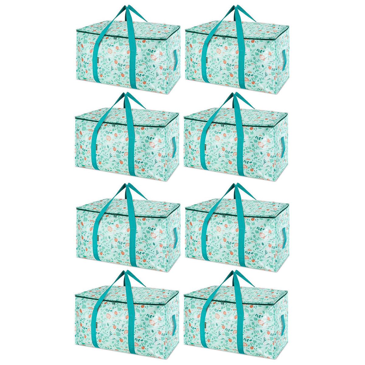 Clear Oversized Storage Bags with Reinforced Handles for Moving