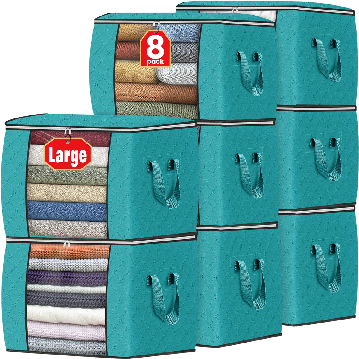 Foldable Clothes Storage Bags for Bedroom Organization