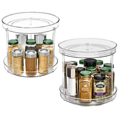 Sorbus Clear Lazy Susan Organizer
