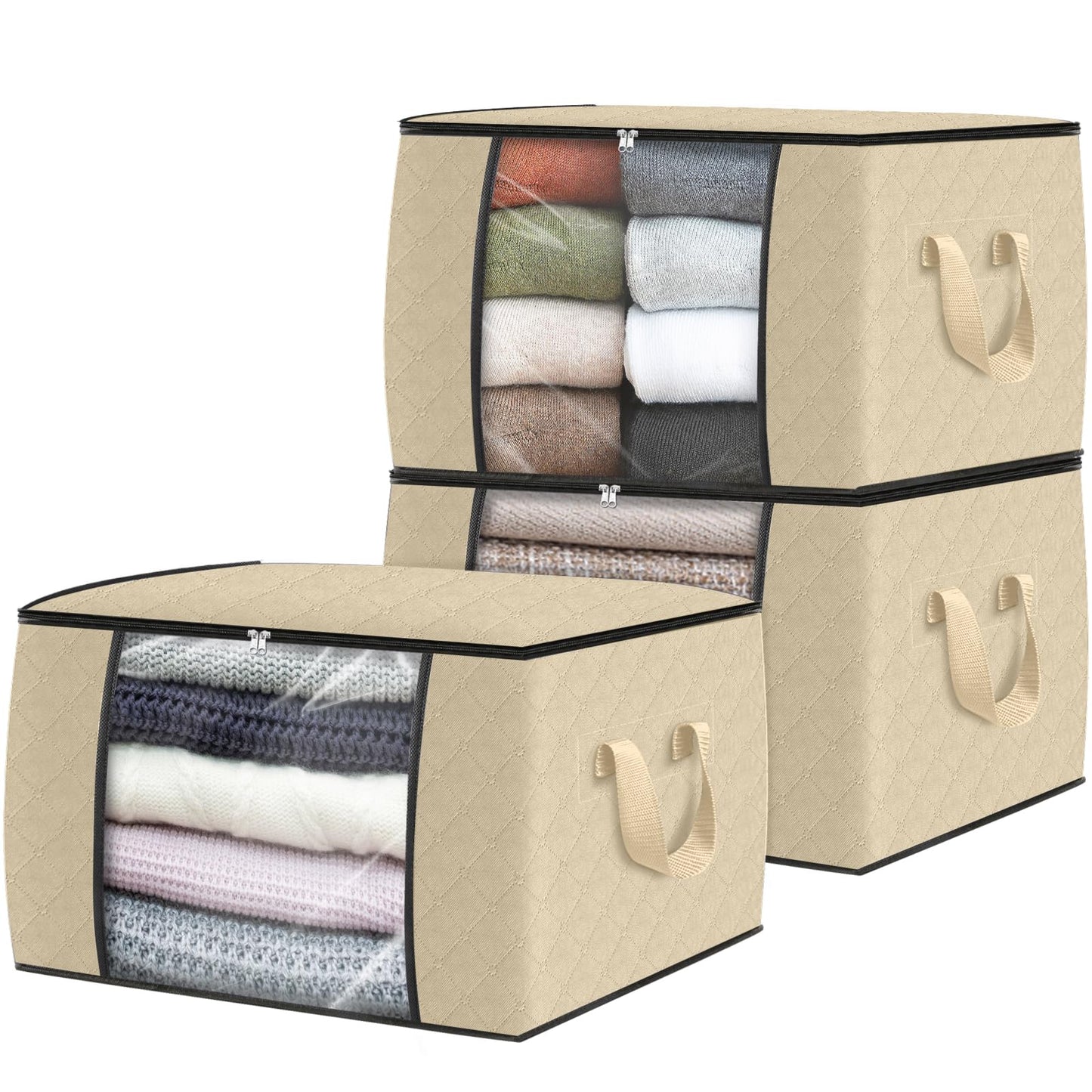 Foldable Clothes Storage Bags for Bedroom Organization