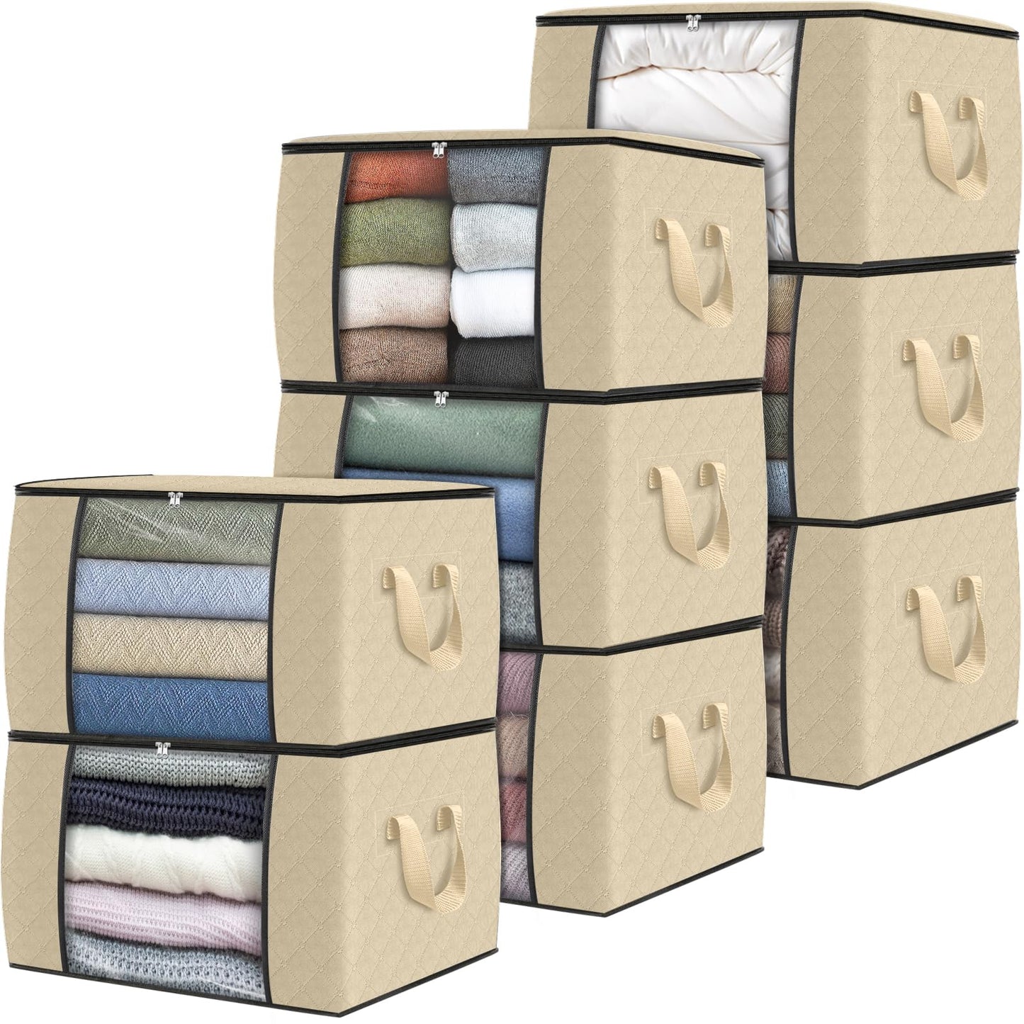 Foldable Clothes Storage Bags for Bedroom Organization