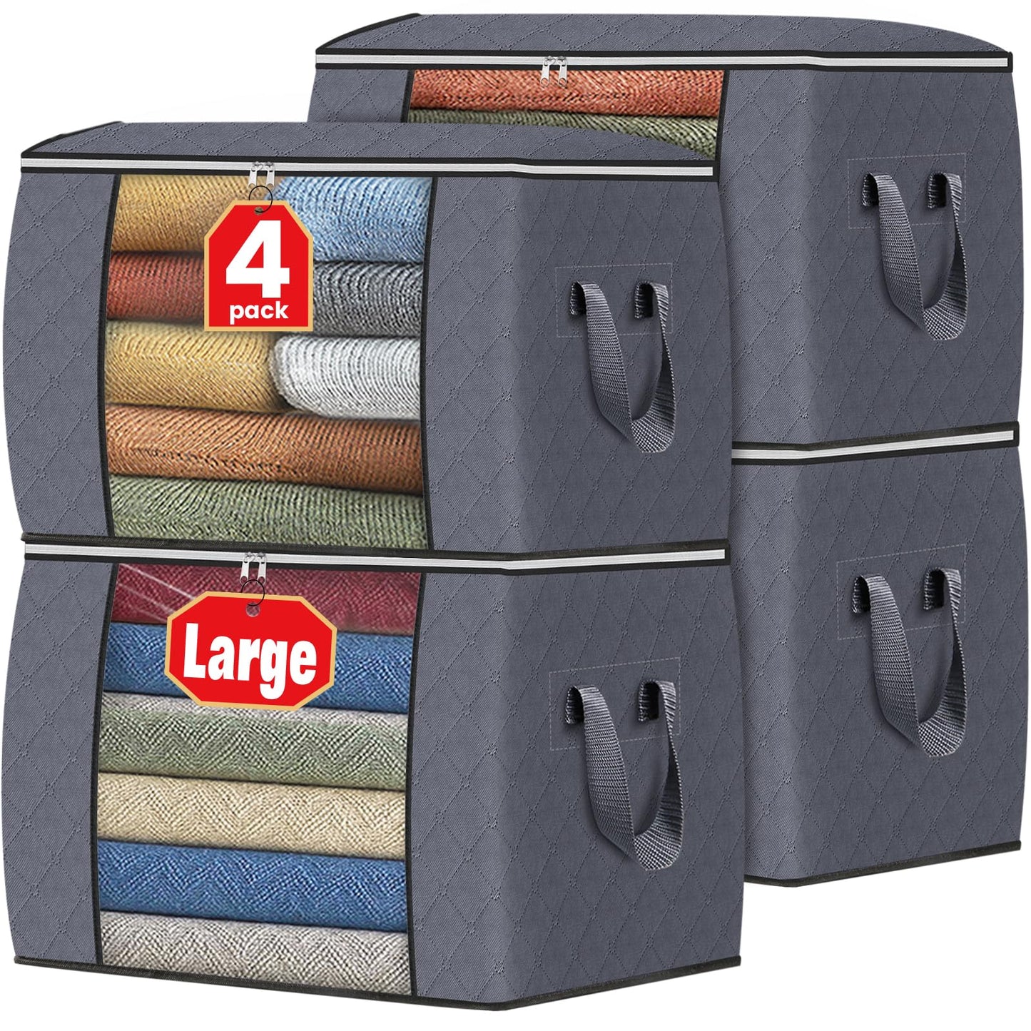 Foldable Clothes Storage Bags for Bedroom Organization