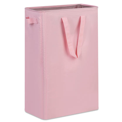 Slim Laundry Hamper, Space Saving Clothes Storage Basket