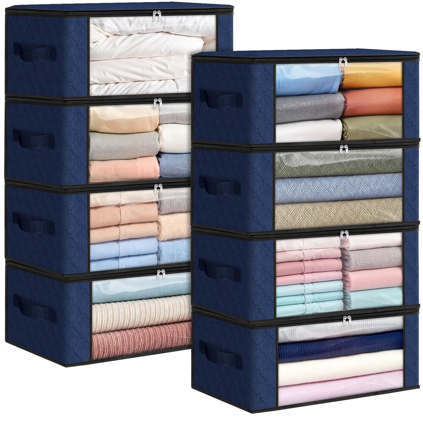 Foldable Clothes Storage Bags for Bedroom Organization