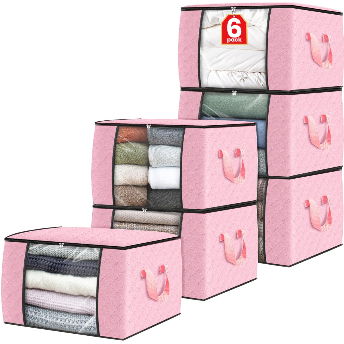 Foldable Clothes Storage Bags for Bedroom Organization