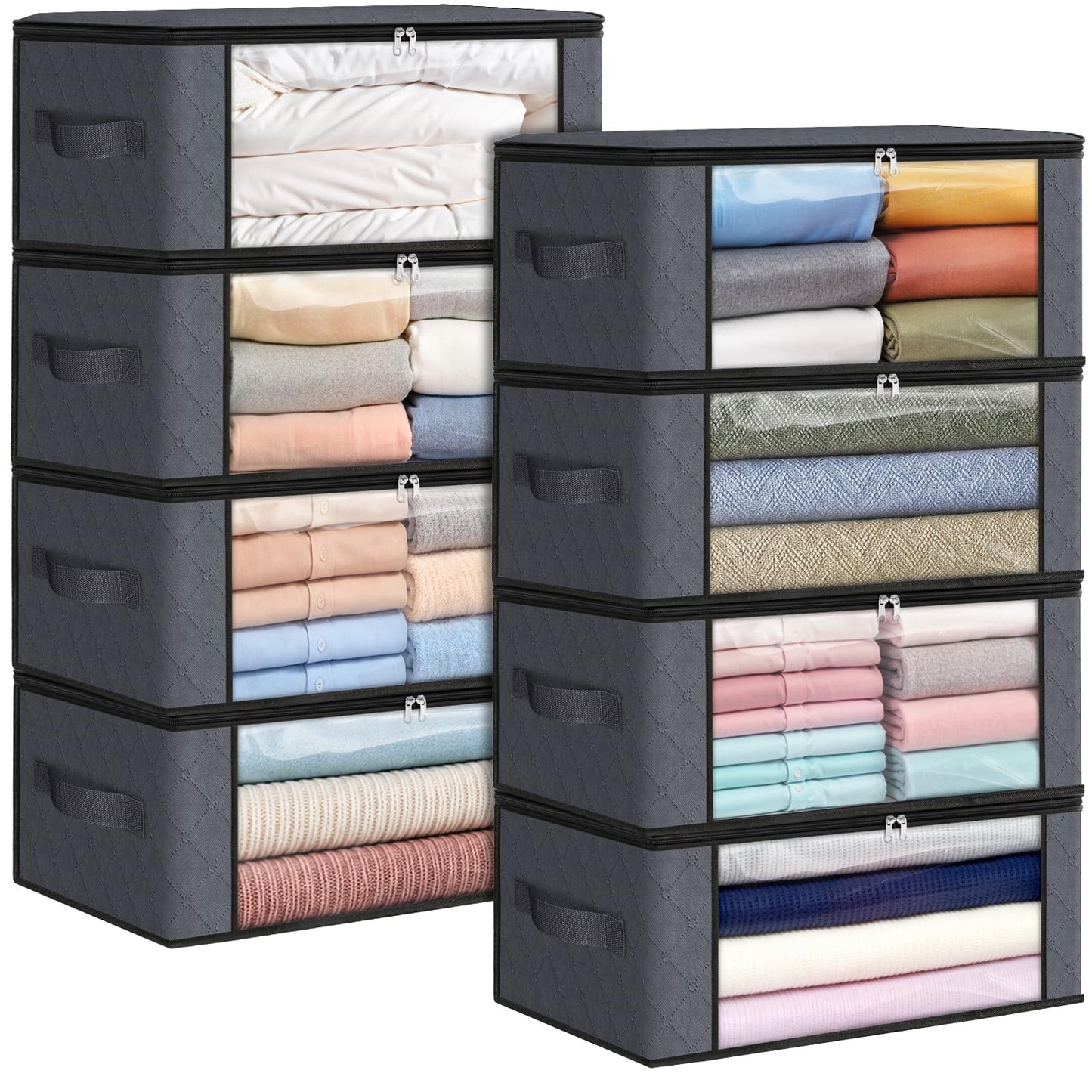 Foldable Clothes Storage Bags for Bedroom Organization