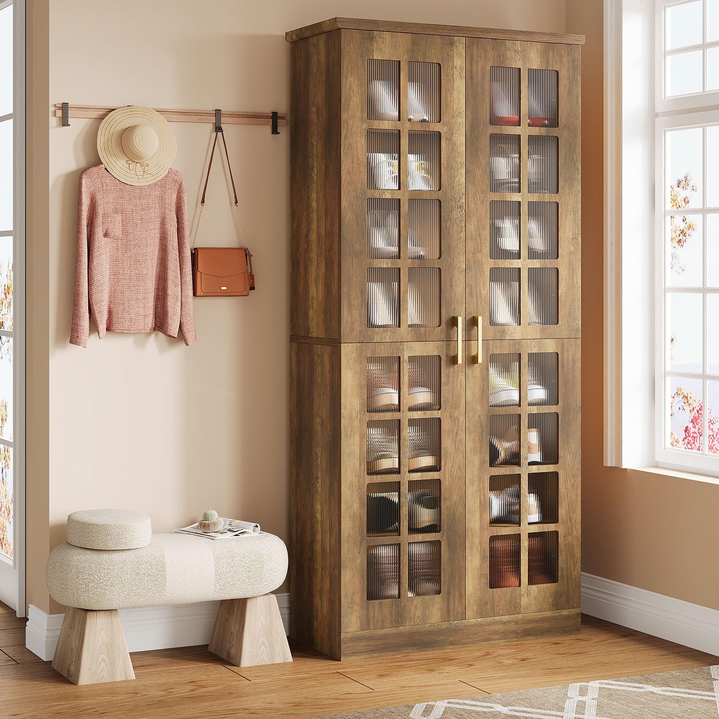 Tribesigns Tall Shoe Cabinet
