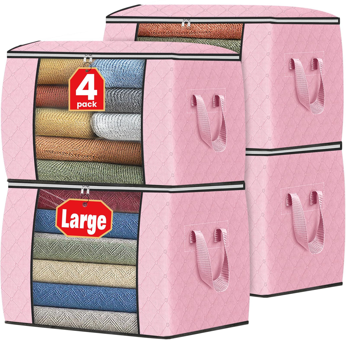 Foldable Clothes Storage Bags for Bedroom Organization
