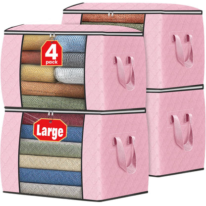 Foldable Clothes Storage Bags for Bedroom Organization
