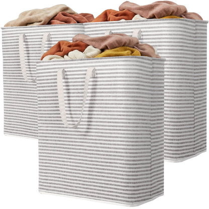 Collapsible Laundry Hamper, Waterproof Clothes Storage Basket