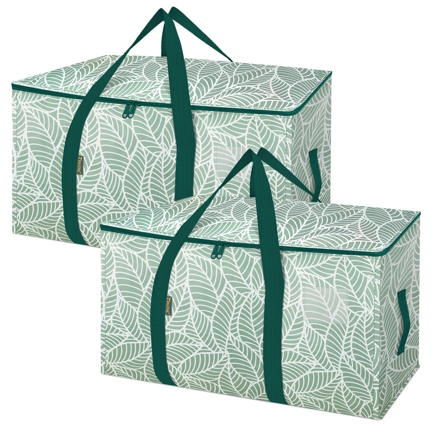 Clear Oversized Storage Bags with Reinforced Handles for Moving