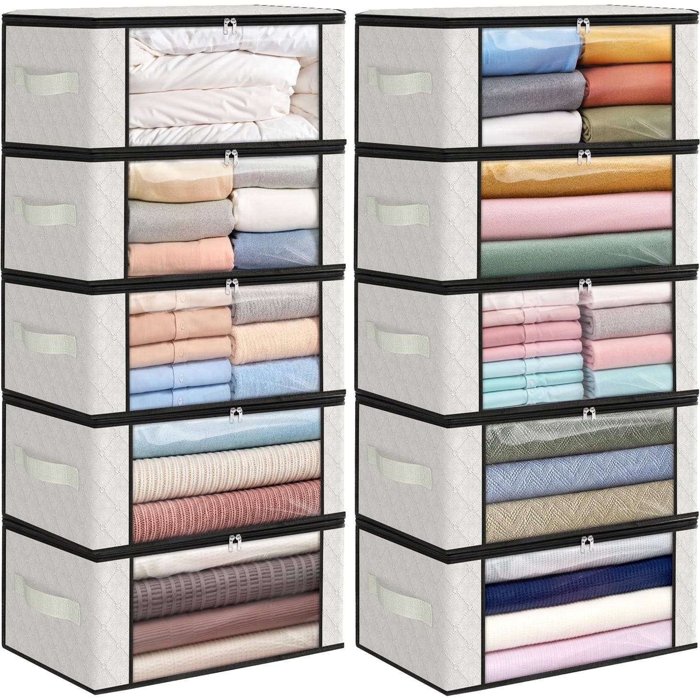 Foldable Clothes Storage Bags for Bedroom Organization