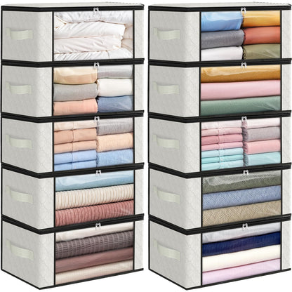 Foldable Clothes Storage Bags for Bedroom Organization