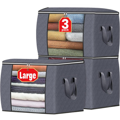 Foldable Clothes Storage Bags for Bedroom Organization