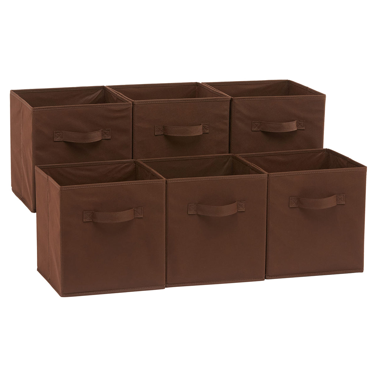 Collapsible Fabric Storage Cubes with Handles, Organizer Bins