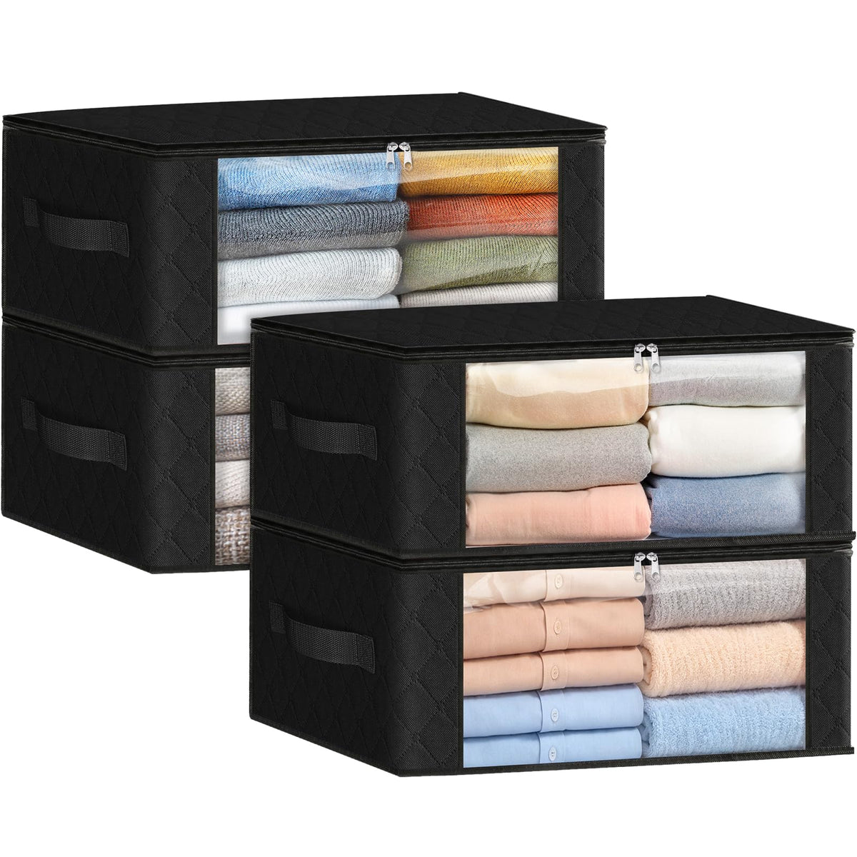 Foldable Clothes Storage Bags for Bedroom Organization