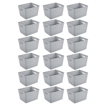 Plastic Storage Baskets, Home Organization Bins