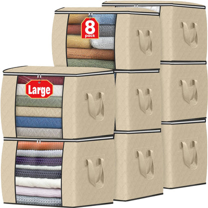 Foldable Clothes Storage Bags for Bedroom Organization