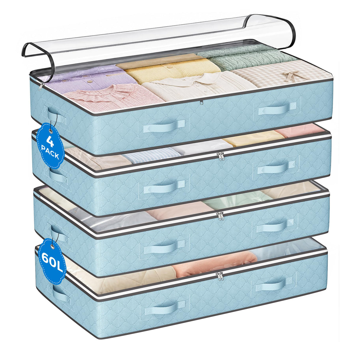 Budding Joy 95L Under Bed Storage Containers