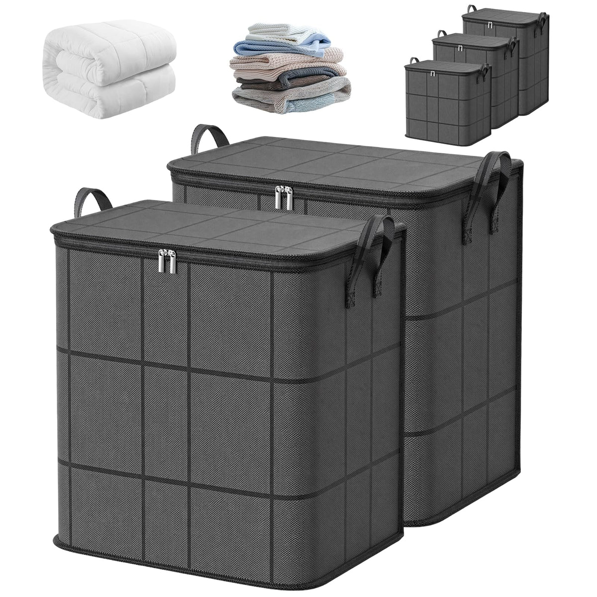 Extra Large Storage Bags for Clothes and Bedding Organization