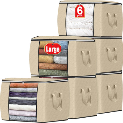 Foldable Clothes Storage Bags for Bedroom Organization