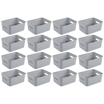 Plastic Storage Baskets, Home Organization Bins
