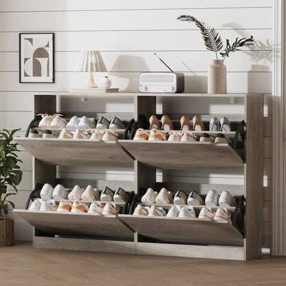 Shoe Storage Cabinet with Drawers, Entryway Organizer