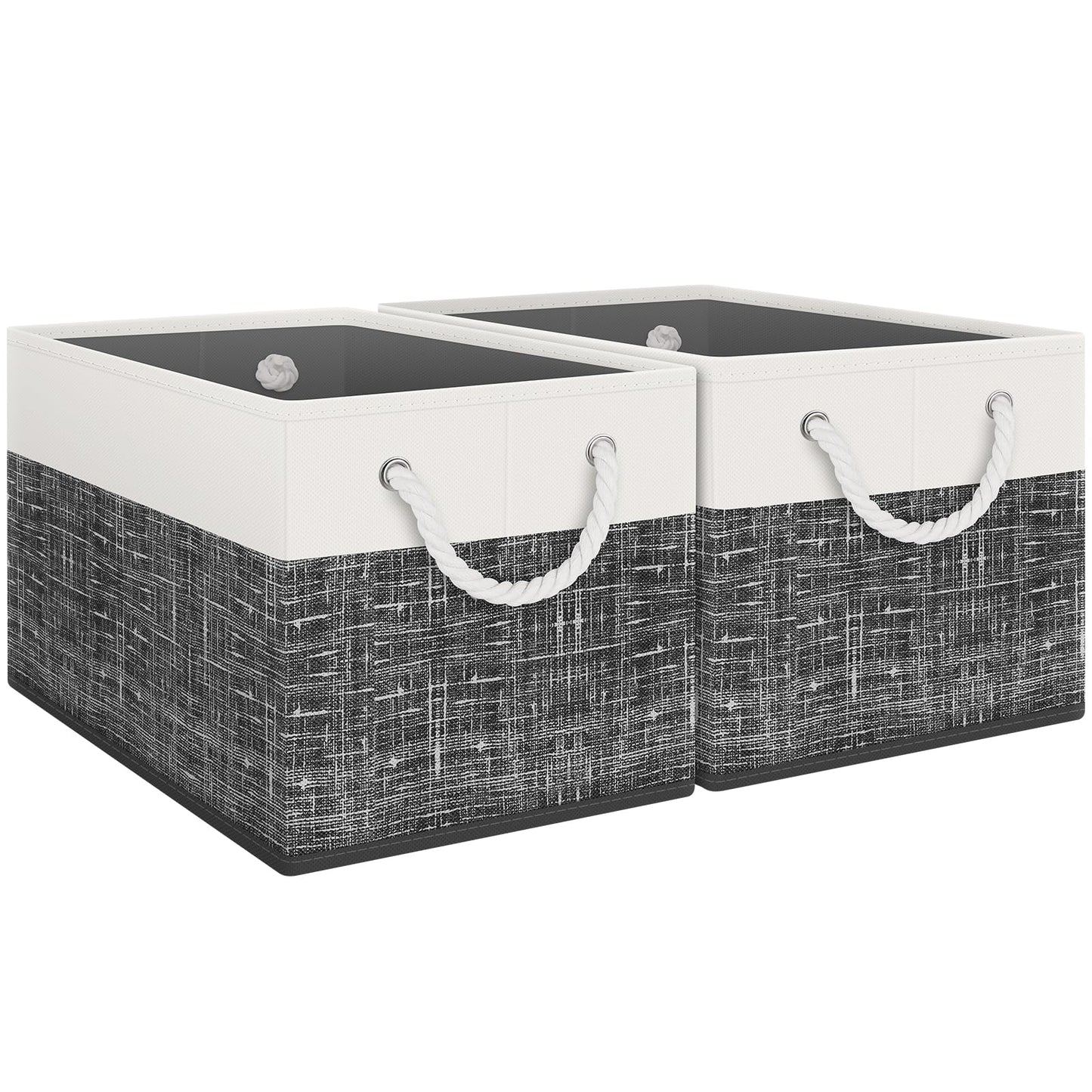 Foldable Storage Baskets with Handles, Large Organizer Bins