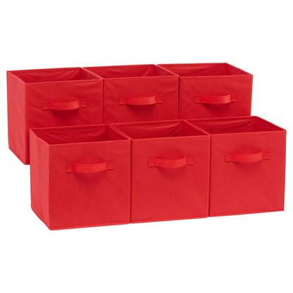Collapsible Fabric Storage Cubes with Handles, Organizer Bins