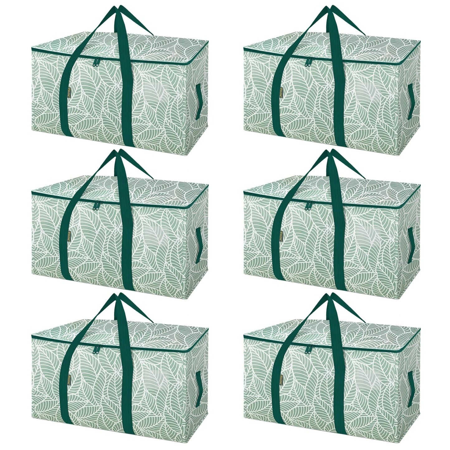 Clear Oversized Storage Bags with Reinforced Handles for Moving