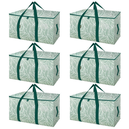 Clear Oversized Storage Bags with Reinforced Handles for Moving