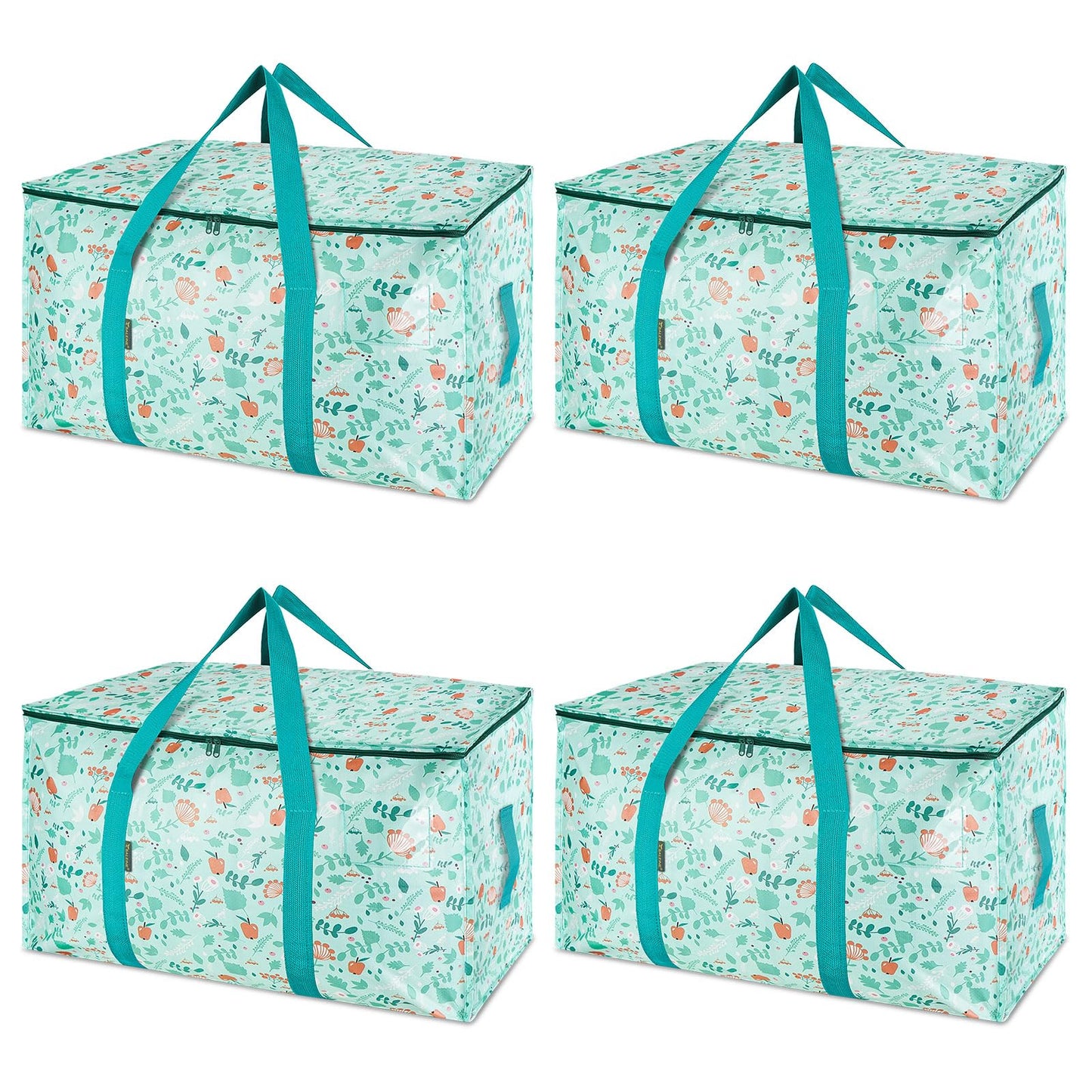 Clear Oversized Storage Bags with Reinforced Handles for Moving