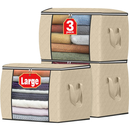 Foldable Clothes Storage Bags for Bedroom Organization