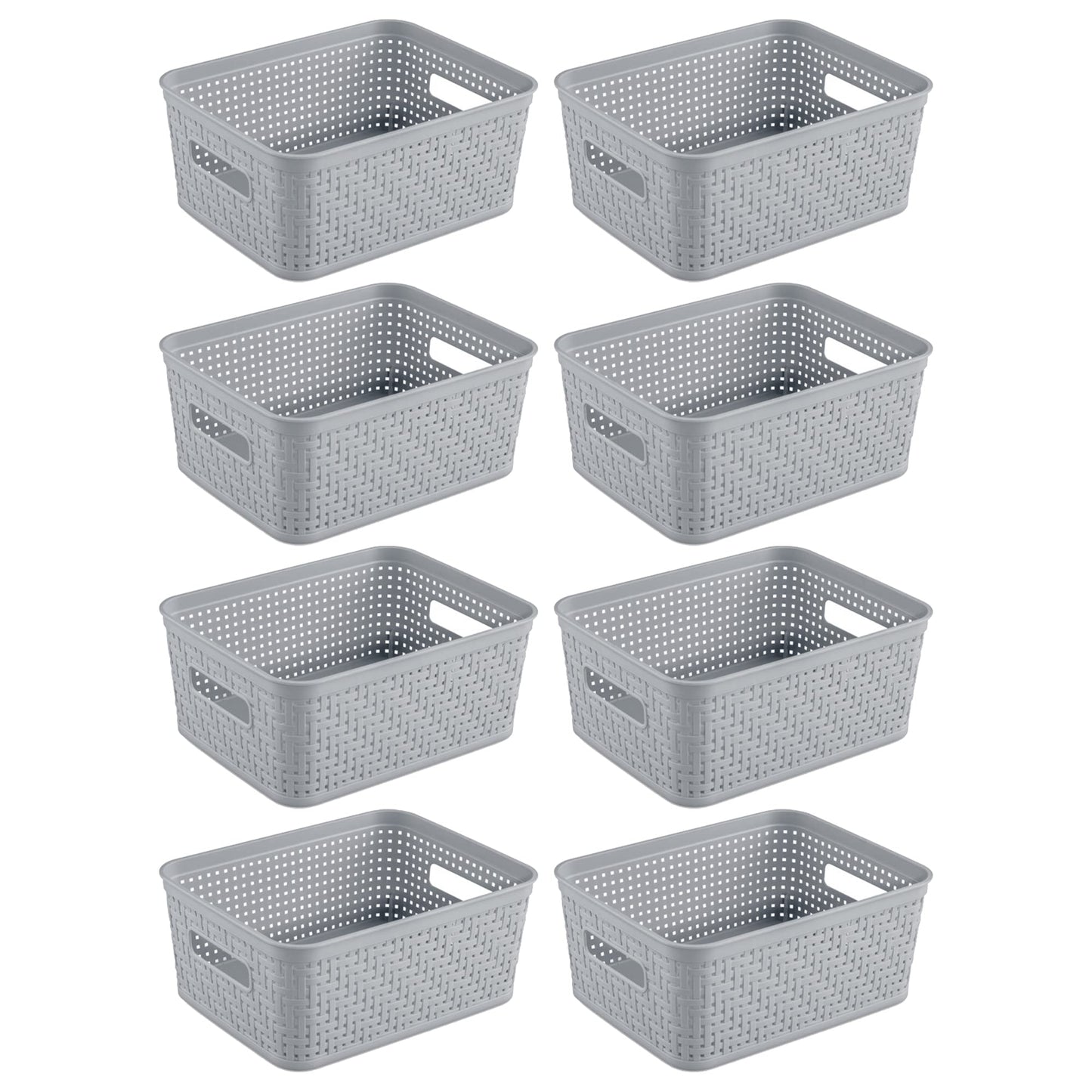 Plastic Storage Baskets, Home Organization Bins