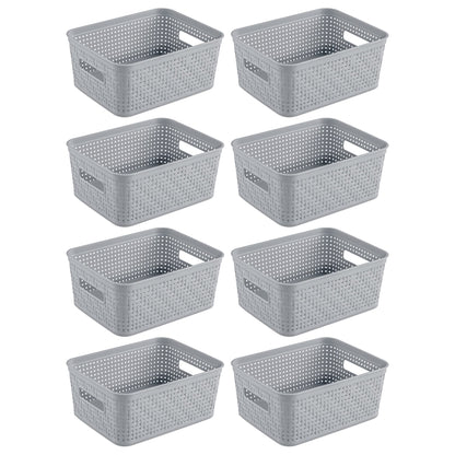 Plastic Storage Baskets, Home Organization Bins