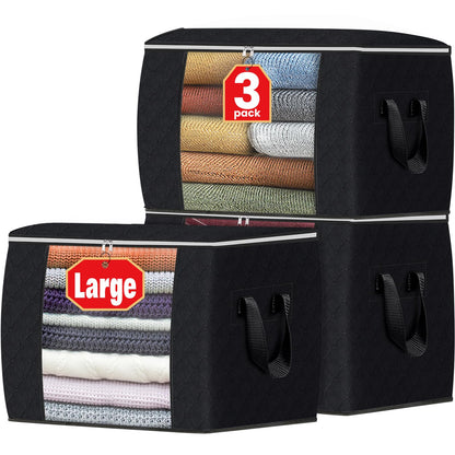 Foldable Clothes Storage Bags for Bedroom Organization