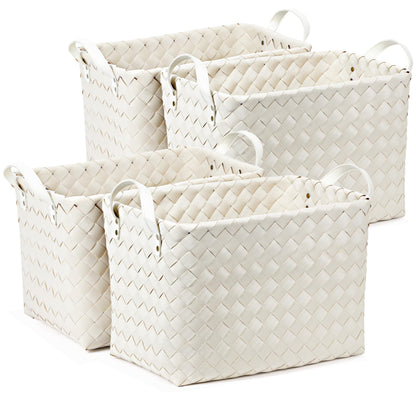 Handwoven Laundry Basket, Large Wicker Storage Hamper
