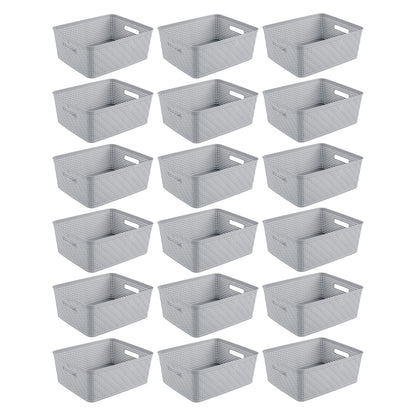 Plastic Storage Baskets, Home Organization Bins