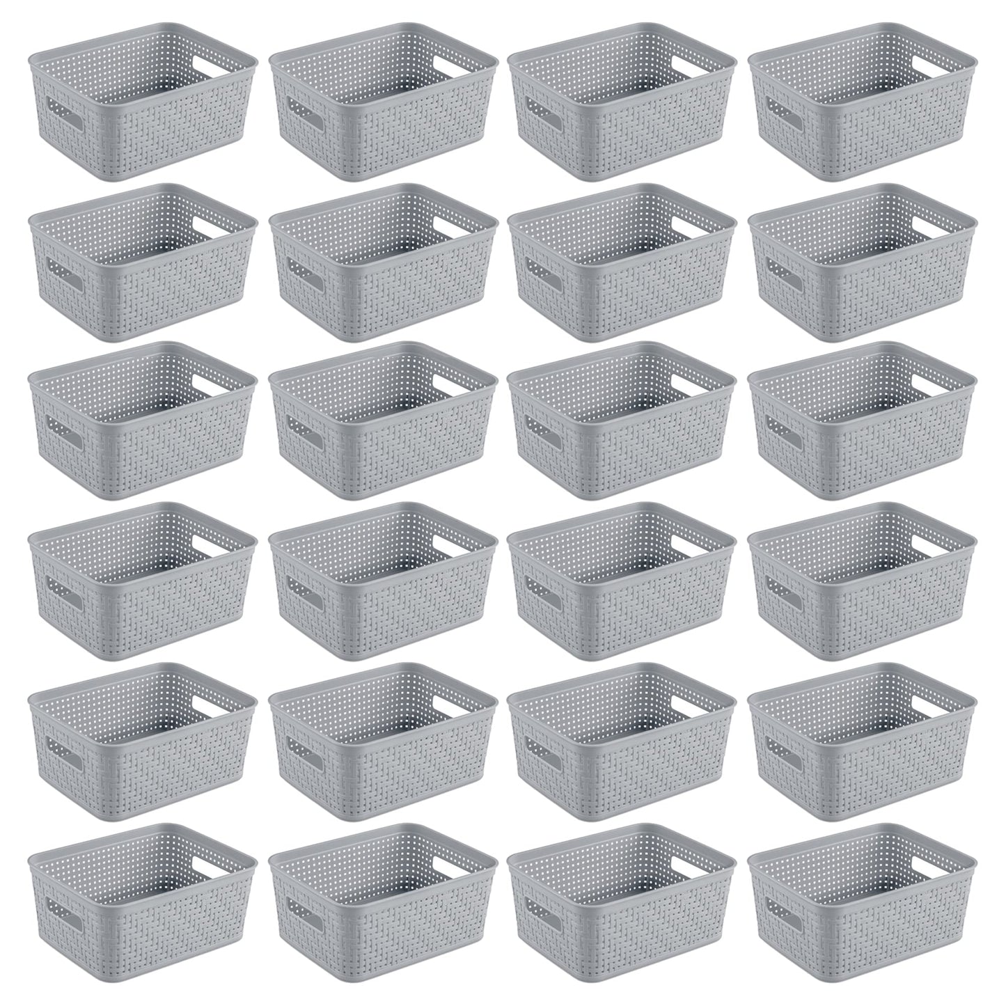 Plastic Storage Baskets, Home Organization Bins