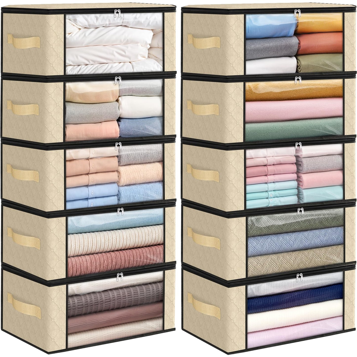 Foldable Clothes Storage Bags for Bedroom Organization