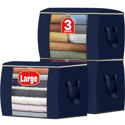 Foldable Clothes Storage Bags for Bedroom Organization
