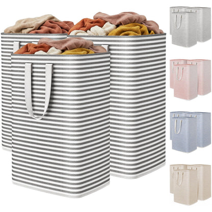 Collapsible Laundry Hamper, Waterproof Clothes Storage Basket