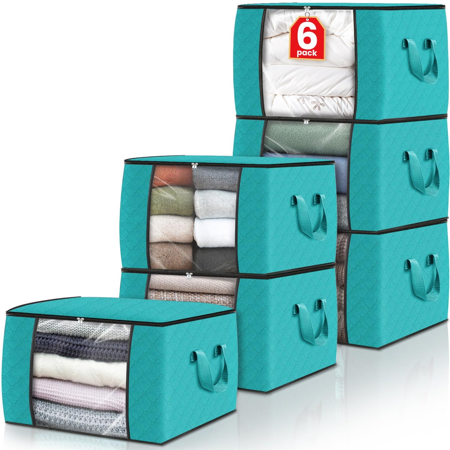 Foldable Clothes Storage Bags for Bedroom Organization