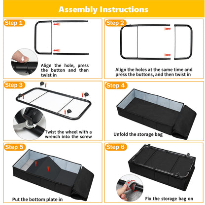 Under Bed Storage Bins with Wheels, Rolling Organizer Containers