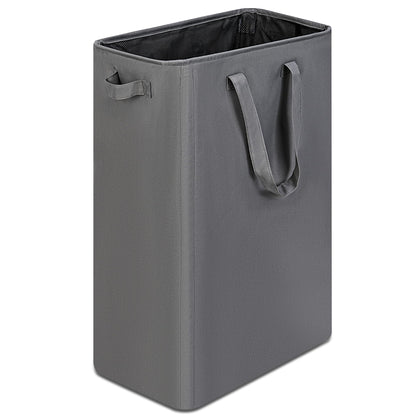Slim Laundry Hamper, Space Saving Clothes Storage Basket
