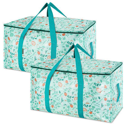 Clear Oversized Storage Bags with Reinforced Handles for Moving