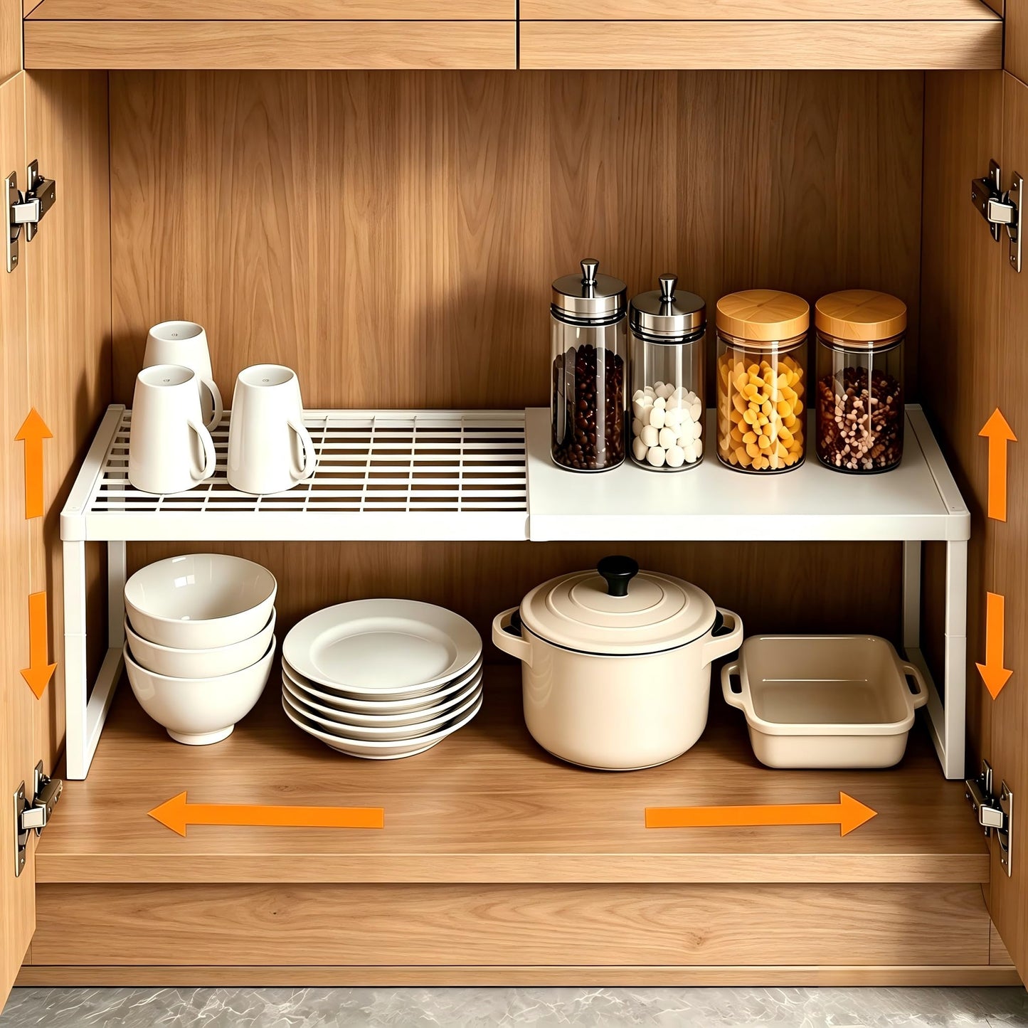 Hofususer Cabinet Shelves Expandable